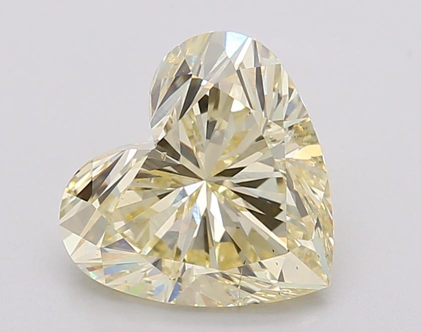2.75 Ct. Fancy Intense Yellow Heart Lab Grown Diamond
