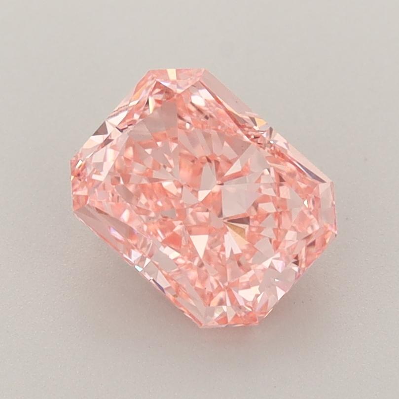 1.59 Ct. Fancy Vivid  Pink Radiant Lab Grown Diamond