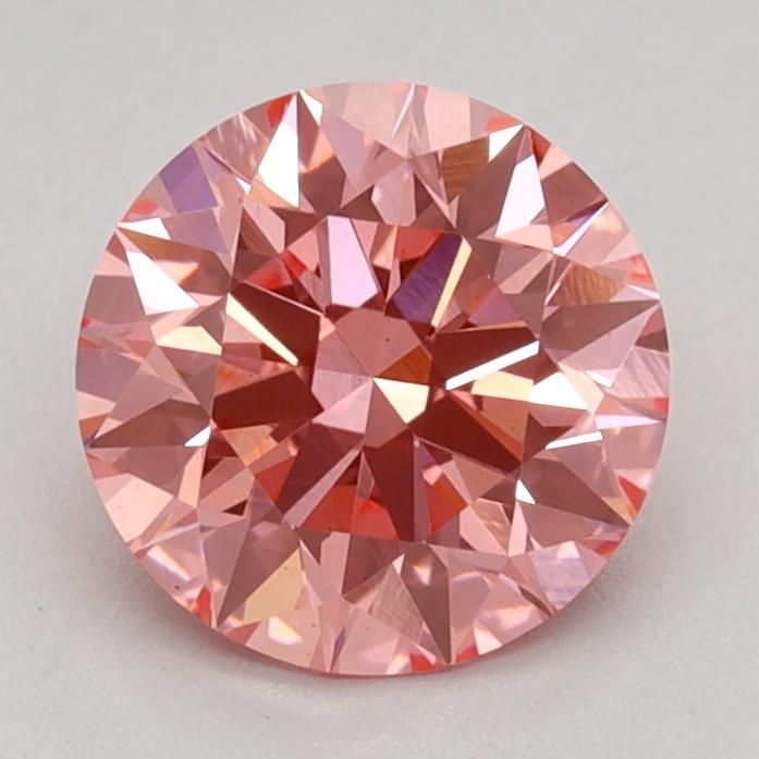 1.00 Ct. Fancy Vivid Pink Round Lab Grown Diamond