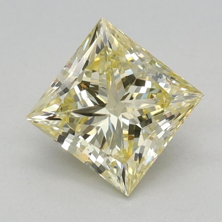 0.86 Ct. Fancy Yellow Princess Lab Grown Diamond