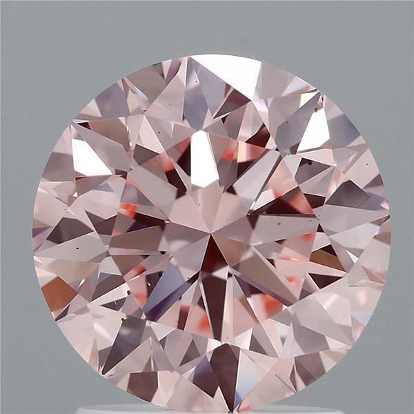 1.94 Ct. Fancy Intense Pink Round Lab Grown Diamond