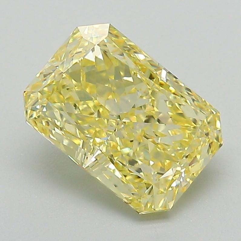 2.10 Ct. Fancy Intense Yellow Radiant Lab Grown Diamond