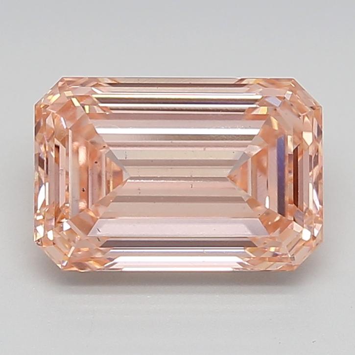 4.03 Ct. Fancy Intense  Pink Emerald Lab Grown Diamond