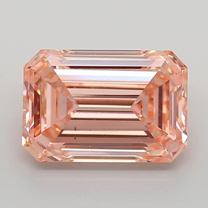 3.76 Ct. Fancy Vivid  Pink Emerald Lab Grown Diamond