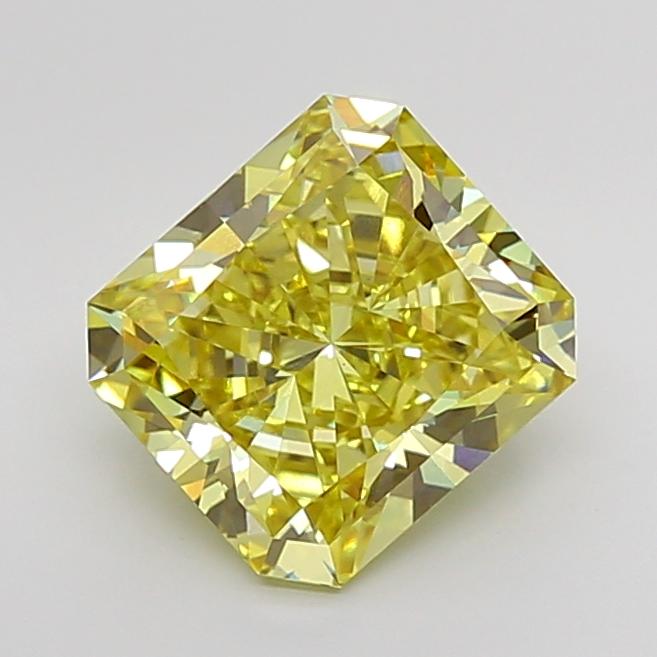4.25 Ct. Fancy Intense Yellow Radiant Lab Grown Diamond