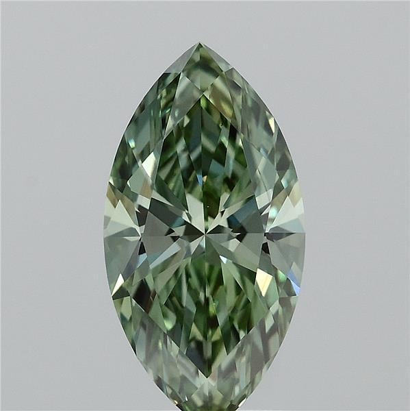 1.24 Ct. Fancy Vivid Green Marquise Lab Grown Diamond
