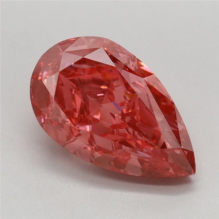 2.50 Ct. Fancy Vivid Pink Pear Lab Grown Diamond