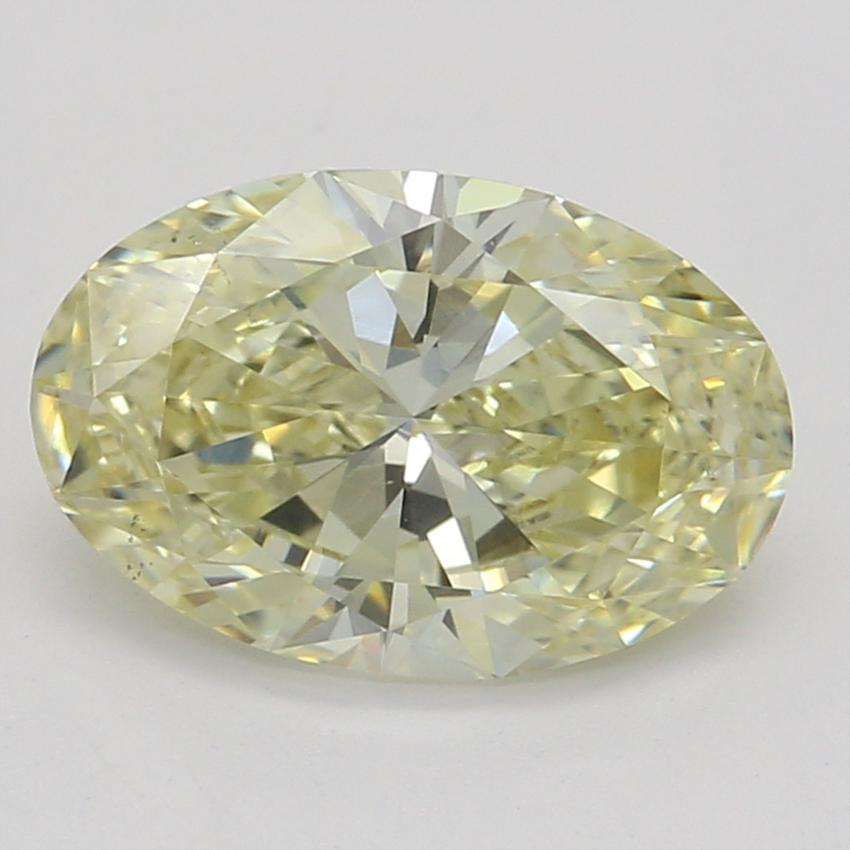 1.01 Ct. Fancy Light Yellow Oval Diamond