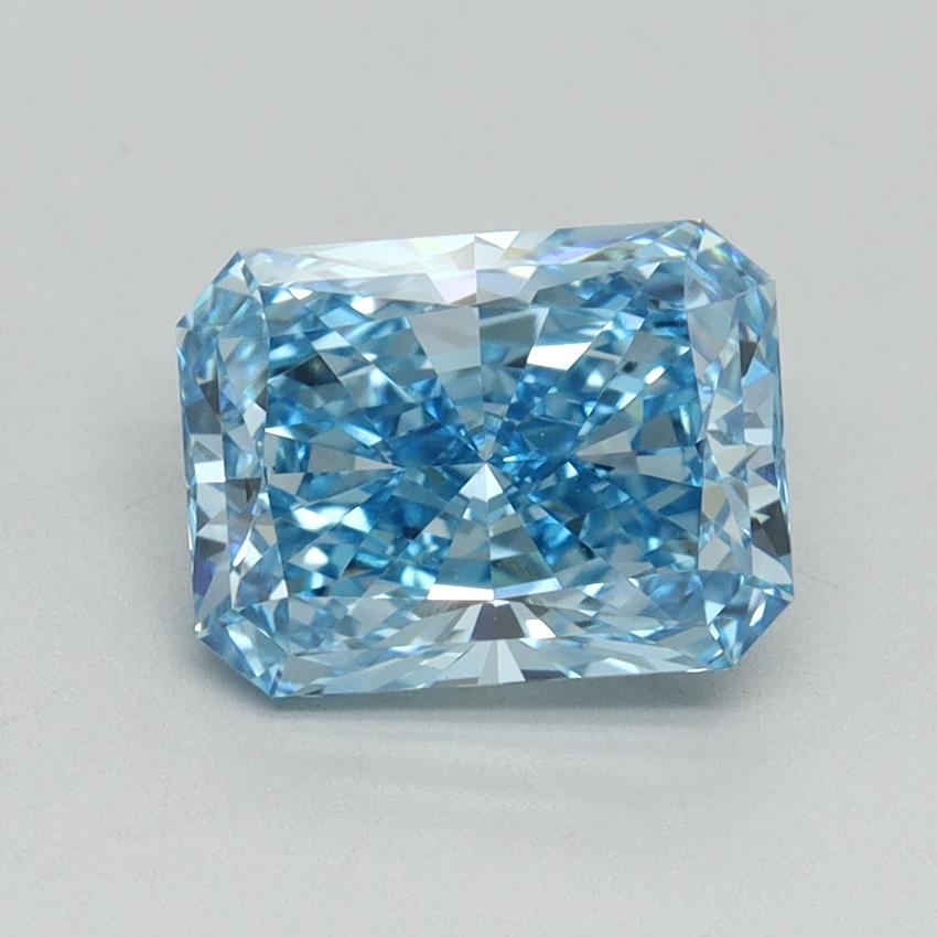 1.85 Ct. Fancy Vivid Blue Radiant Lab Grown Diamond