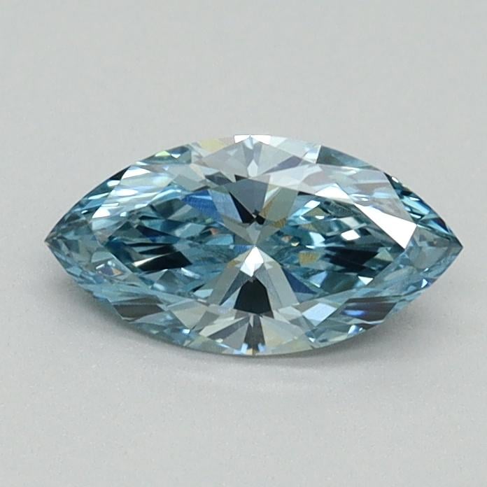 0.50 Ct. Fancy Vivid Blue Marquise Lab Grown Diamond