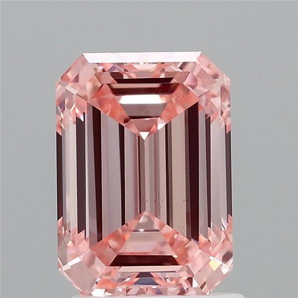 2.01 Ct. Fancy Intense  Pink Emerald Lab Grown Diamond