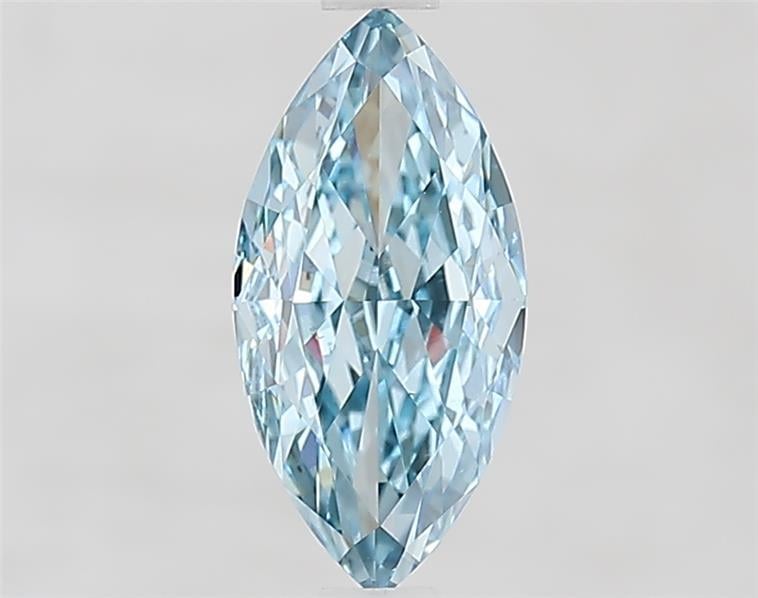 1.36 Ct. Fancy Vivid  Blue Marquise Lab Grown Diamond