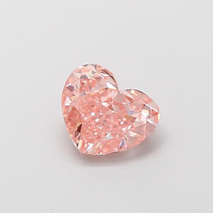 1.02 Ct. Fancy Intense  Pink Heart Lab Grown Diamond