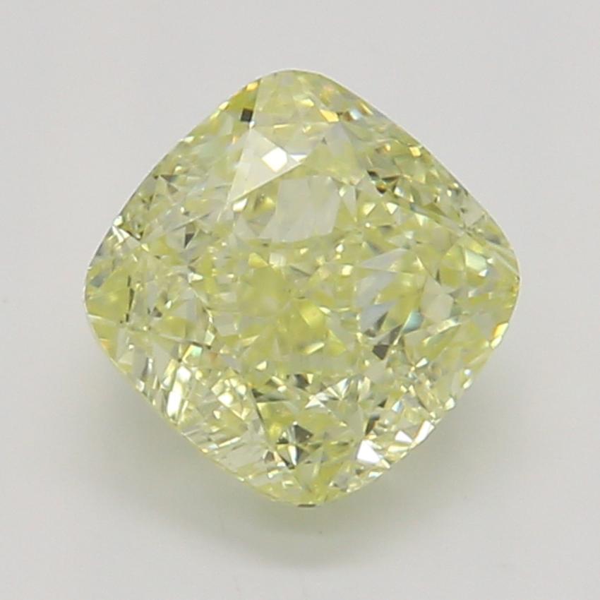 0.70 Ct. Fancy Yellow Cushion Diamond