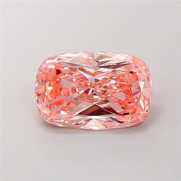2.00 Ct. Fancy Intense Pink Cushion Lab Grown Diamond