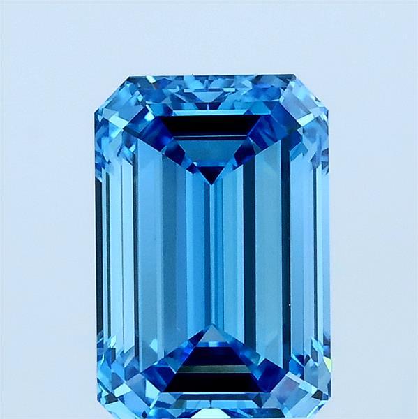 2.00 Ct. Fancy Vivid Blue Emerald Lab Grown Diamond