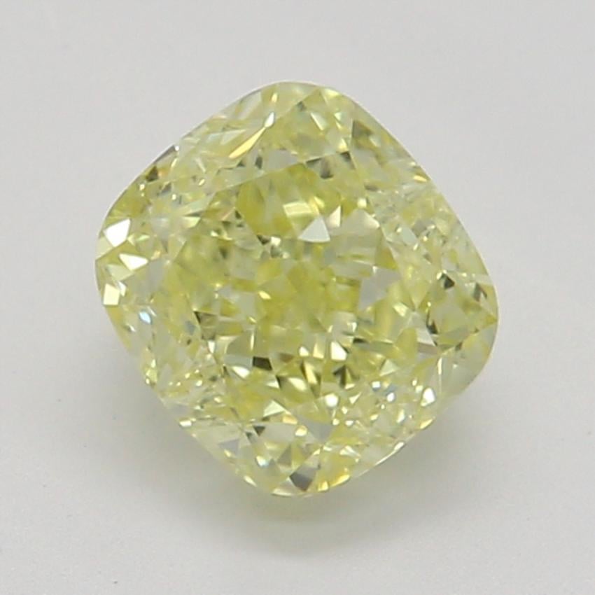 0.5 Ct. Fancy Yellow Cushion Diamond