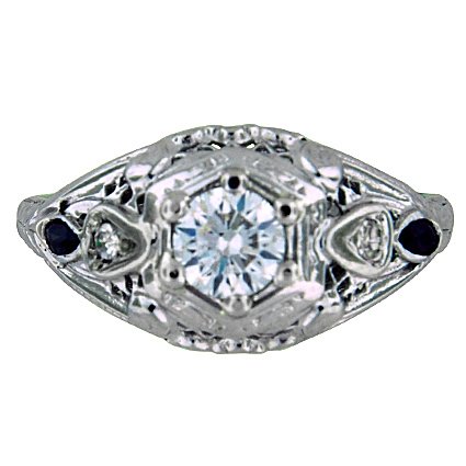 Art Nouveau Diamond Vintage Ring