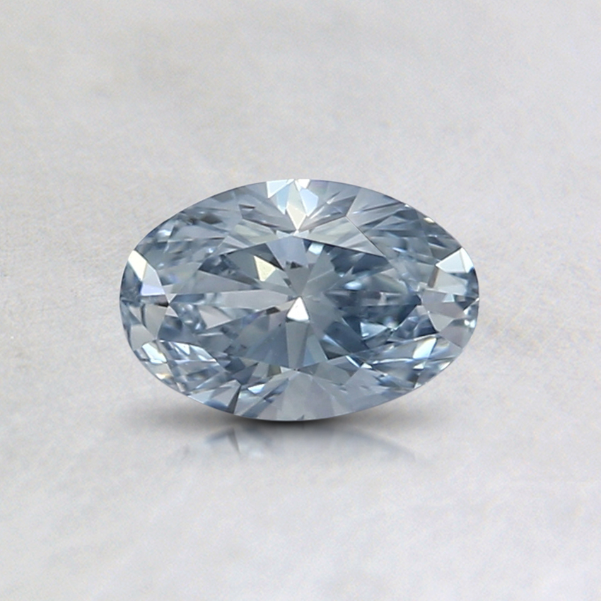 0.41 Ct. Fancy Light Blue Oval Lab Grown Diamond