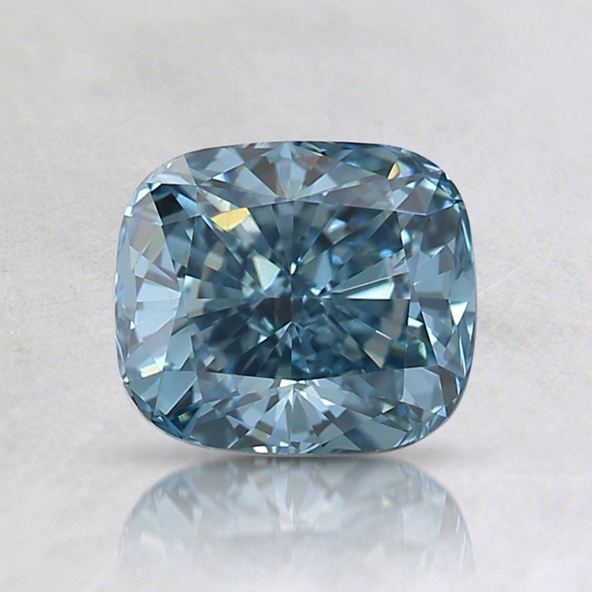 1.05 Ct. Fancy Intense Blue Cushion Lab Created Diamond