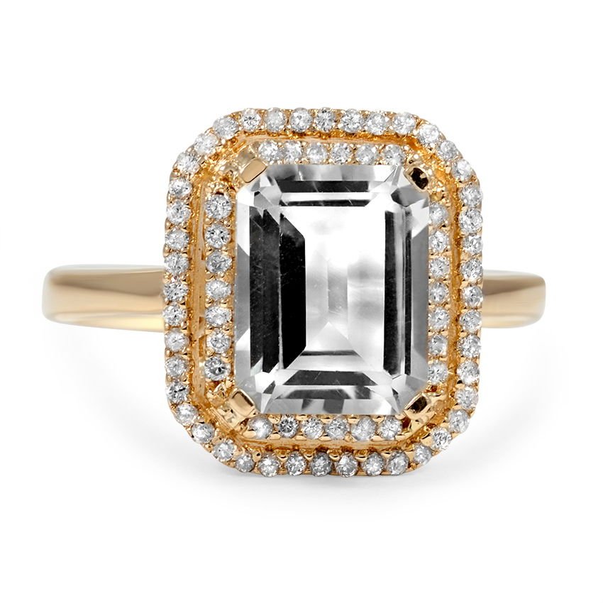 Modern Aquamarine Vintage Ring