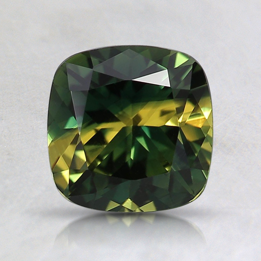6.5mm Unheated Bi-Color Cushion Australian Sapphire