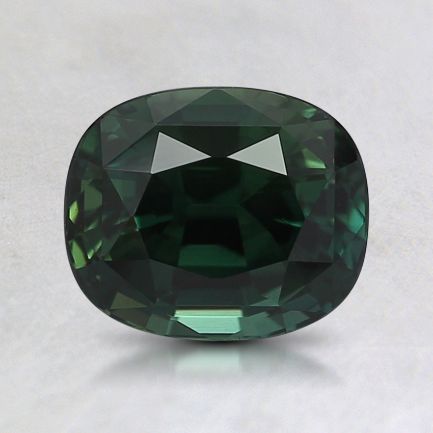 7.2x6mm Unheated Teal Cushion Sapphire