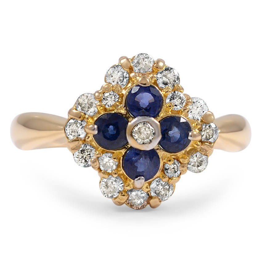 Modern Diamond Vintage Ring
