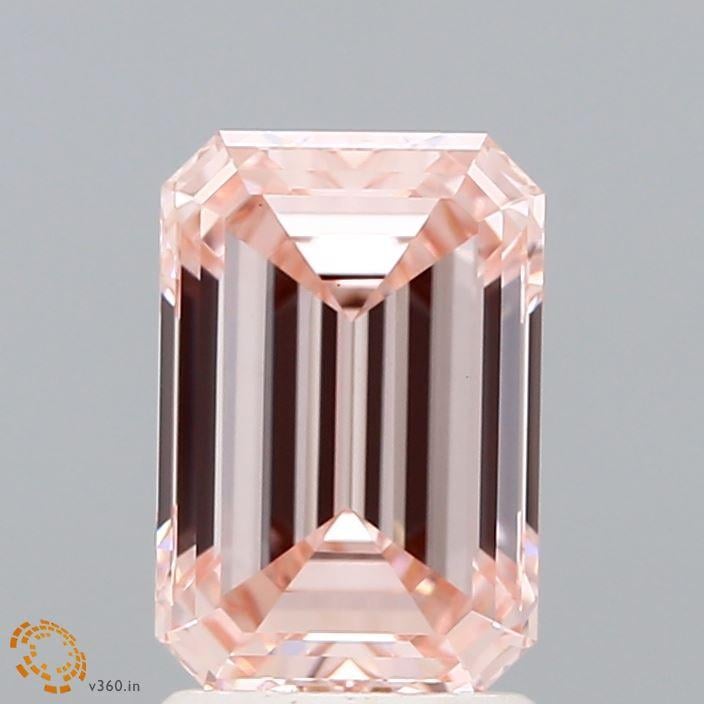 2.02 Ct. Fancy Intense Pink Emerald Lab Grown Diamond