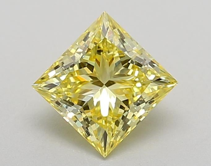1.04 Ct. Fancy Intense  Yellow Princess Lab Grown Diamond