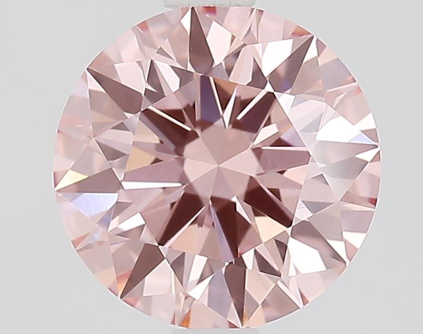 1.55 Ct. Fancy Intense Pink Round Lab Grown Diamond
