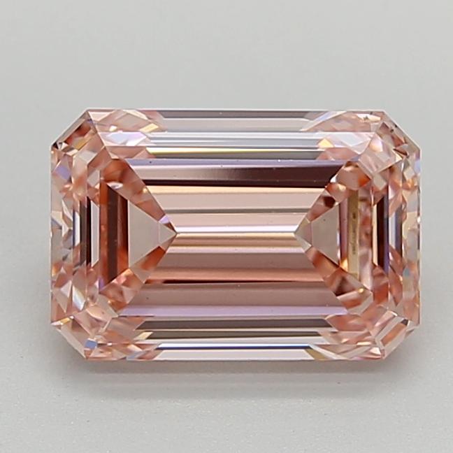 3.01 Ct. Fancy Intense  Pink Emerald Lab Grown Diamond