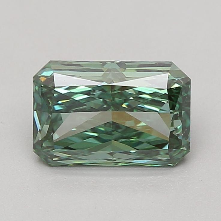 2.10 Ct. Fancy Vivid Green Radiant Lab Grown Diamond