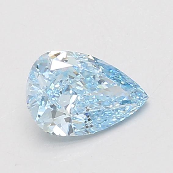 0.70 Ct. Fancy Vivid Blue Pear Lab Grown Diamond