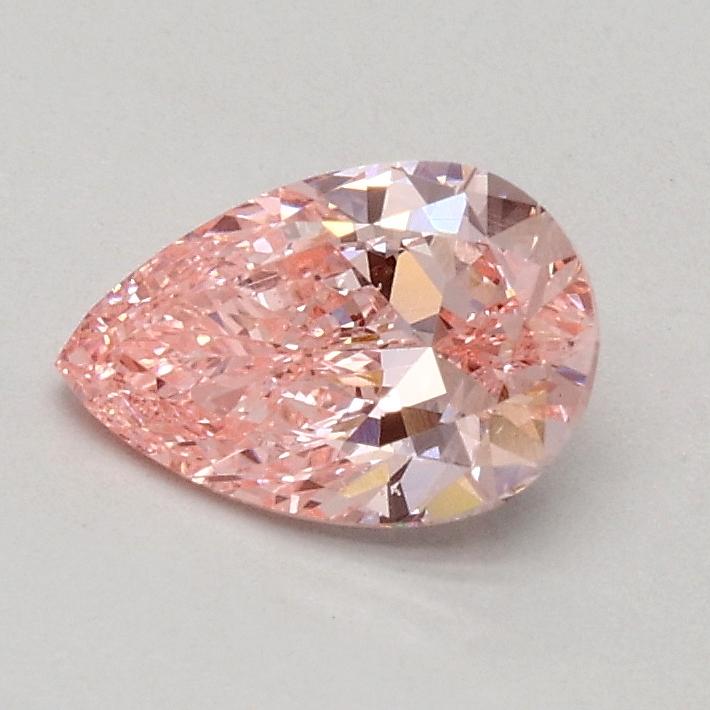 0.50 Ct. Fancy Intense Pink Pear Lab Grown Diamond