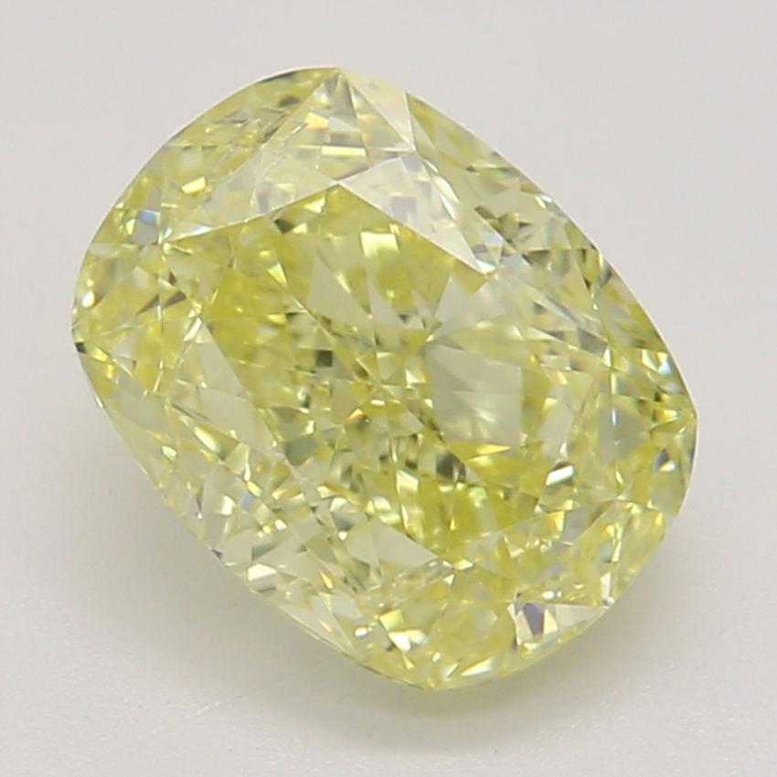 1.01 Ct. Fancy Yellow Cushion Diamond