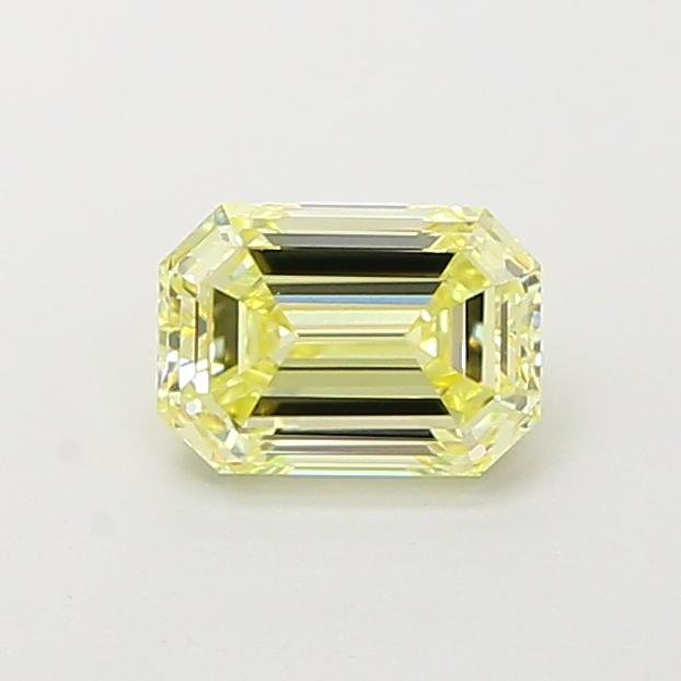 0.99 Ct. Light Yellow Emerald Lab Grown Diamond