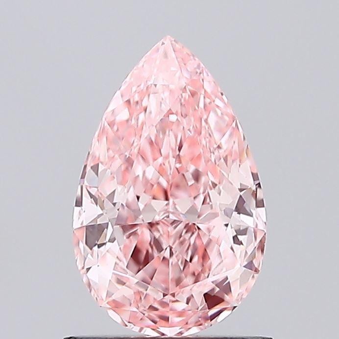 1.03 Ct. Fancy Vivid Pink Pear Lab Grown Diamond