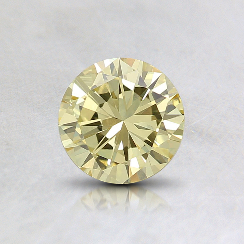 0.62 Ct. Fancy Intense Yellow Round Diamond