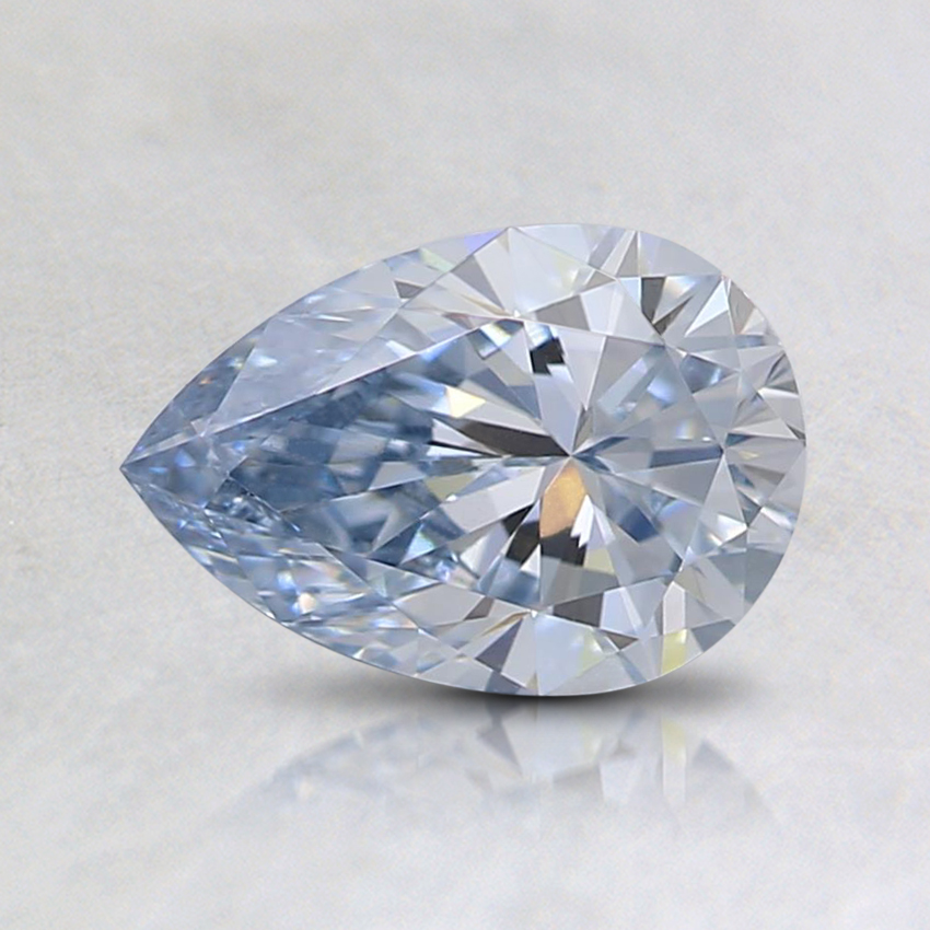 0.75 Ct. Light Blue Pear Lab Grown Diamond