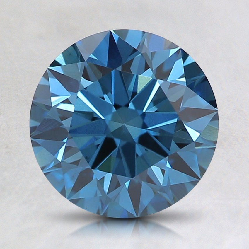 1.72 Ct. Fancy Deep Blue Round Lab Grown Diamond