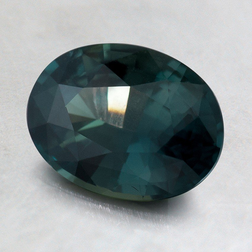 8x6mm Premium Green Oval Sapphire