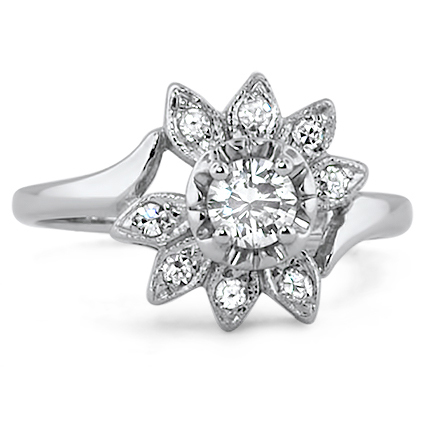 Retro Diamond Vintage Ring
