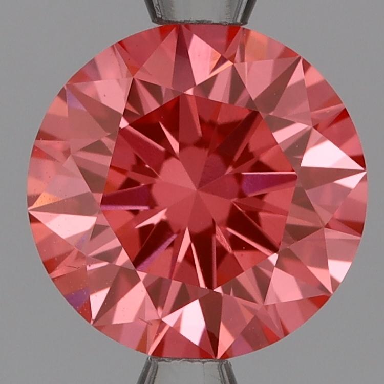 2.03 Ct. Fancy Vivid Pink Round Lab Grown Diamond