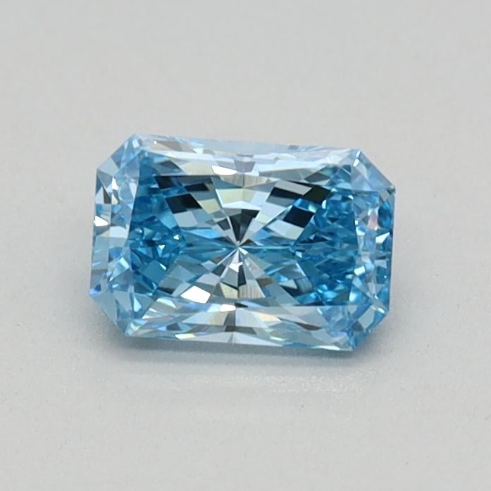 0.32 Ct. Fancy Vivid Blue Radiant Lab Grown Diamond