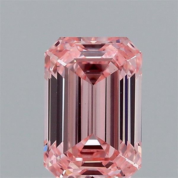 0.99 Ct. Fancy Vivid Pink Emerald Lab Grown Diamond