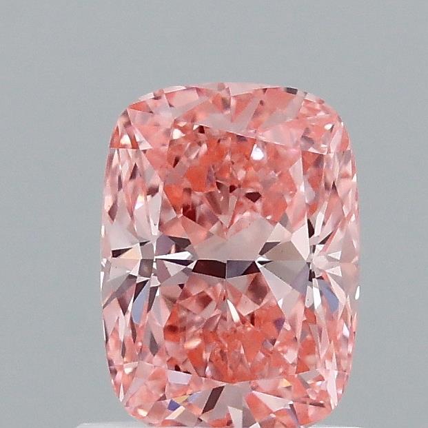 1.02 Ct. Fancy Vivid Pink Cushion Lab Grown Diamond