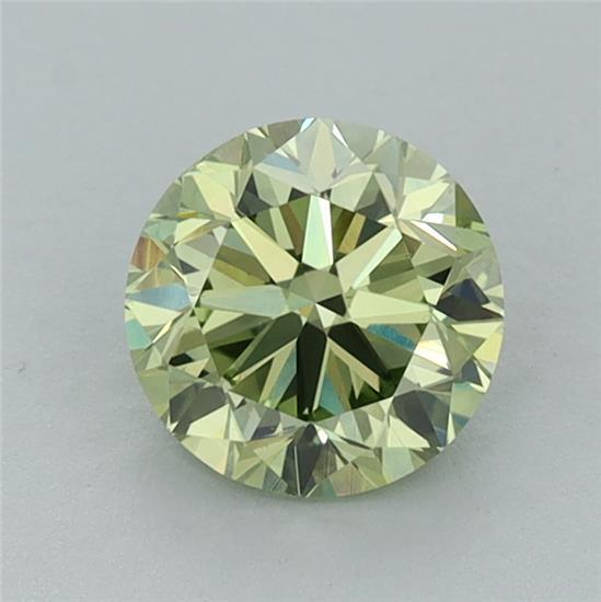 1.00 Ct. Fancy Vivid Green Round Lab Grown Diamond
