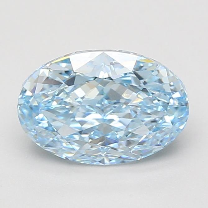 2.04 Ct. Fancy Vivid Blue Oval Lab Grown Diamond