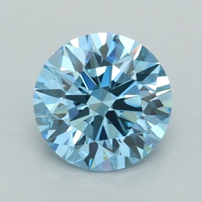 1.06 Ct. Fancy Vivid  Blue Round Lab Grown Diamond